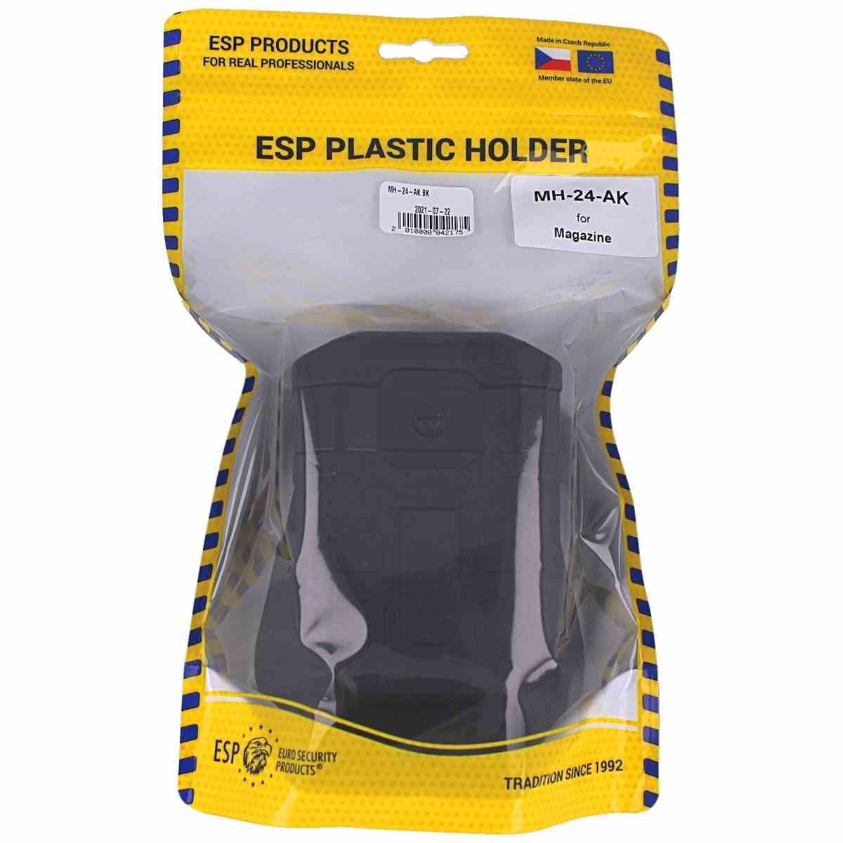 Husa tactica ESP neagra, portincarcator modular cu sistem MOLLE, ideala pentru echipament profesional si activitati outdoor.