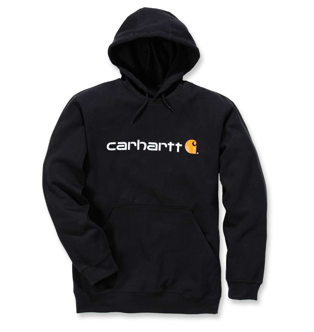 Bluza Carhartt Signature Logo Midweight Black