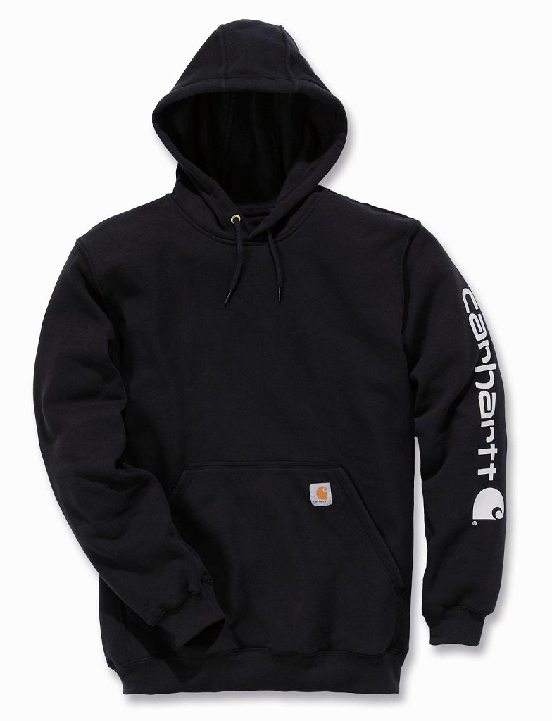 Bluza Carhartt Mid Signature Sleeve Logo Black