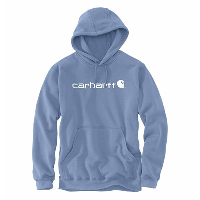 Bluza Carhartt Signature Logo Midweight SKYSTONE