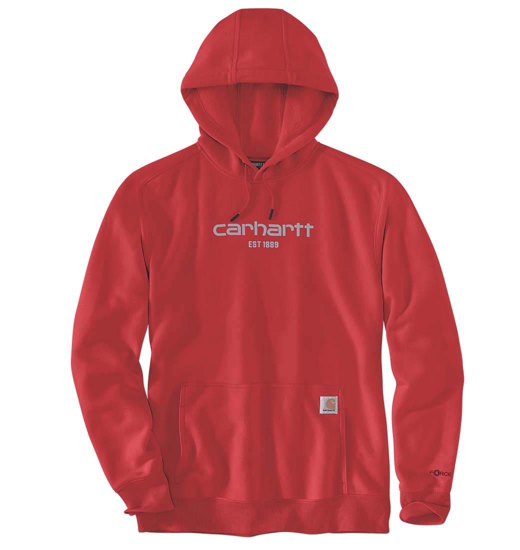 Bluza Carhartt Force Lightweight Logo Red