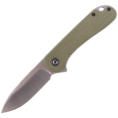 Nóż CIVIVI Elementum Flipper Olive Micarta, Satin