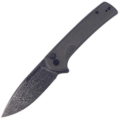 Nóż CIVIVI Conspirator Dark Green Micarta, Damascu