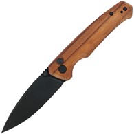 Nóż CIVIVI Altus Cuibourtia Wood, Black Stonewashe