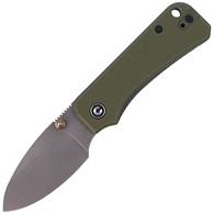 Nóż CIVIVI Baby Banter Green G10, Gray Stonewashed