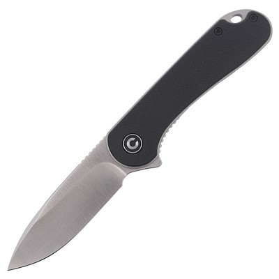 Nóż CIVIVI Elementum Flipper Black G10, Satin Fini