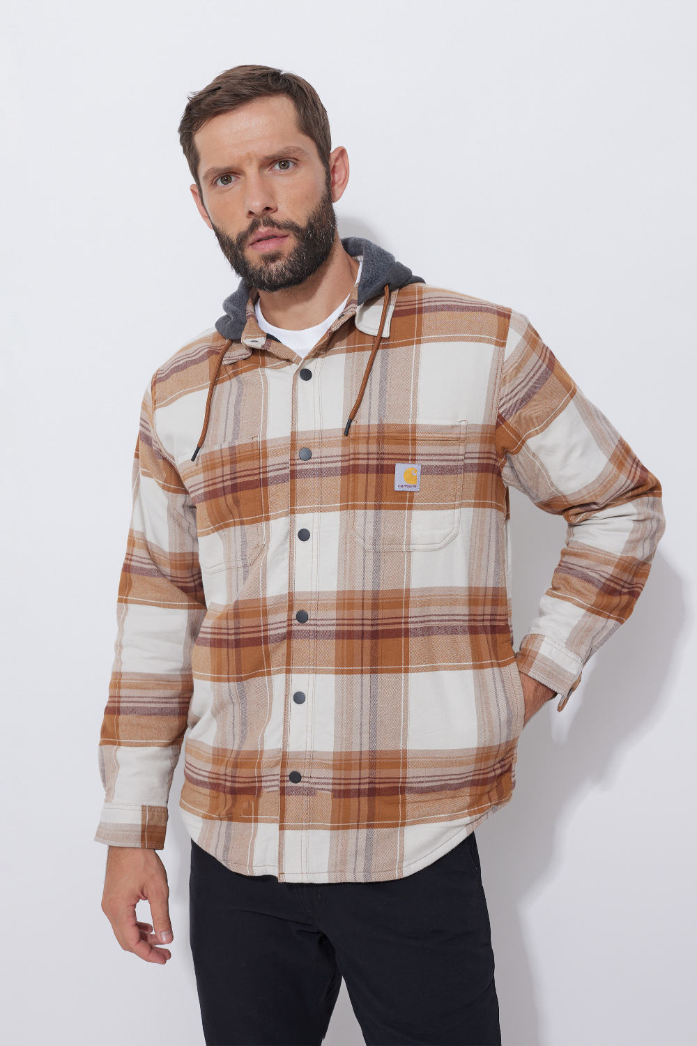 Koszula Wierzchnia Carhartt Flannel Brown