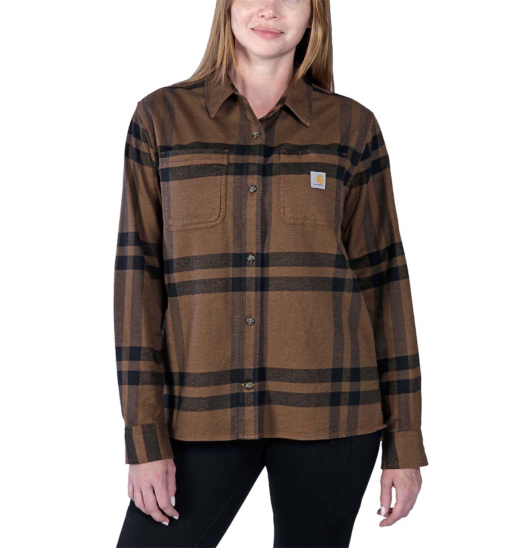 Damska Koszula Carhartt Flannel Brown