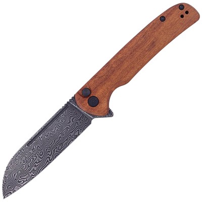 Nóż CIVIVI Chevalier Cuibourtia Wood, Black Damasc