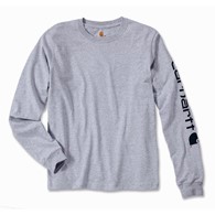 Koszulka Carhartt Logo Long Sleeve Grey