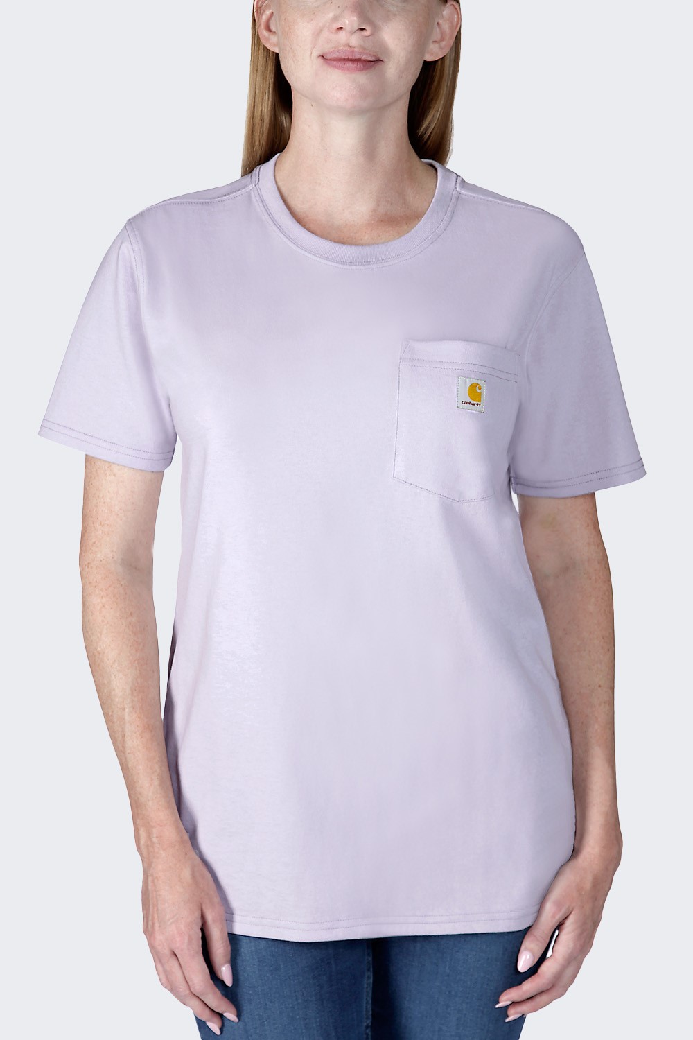 Koszulka Carhartt WK87 Pocket SS Lilac Haze