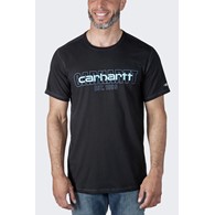 Koszulka Carhartt Force Mid Logo Graphic Black