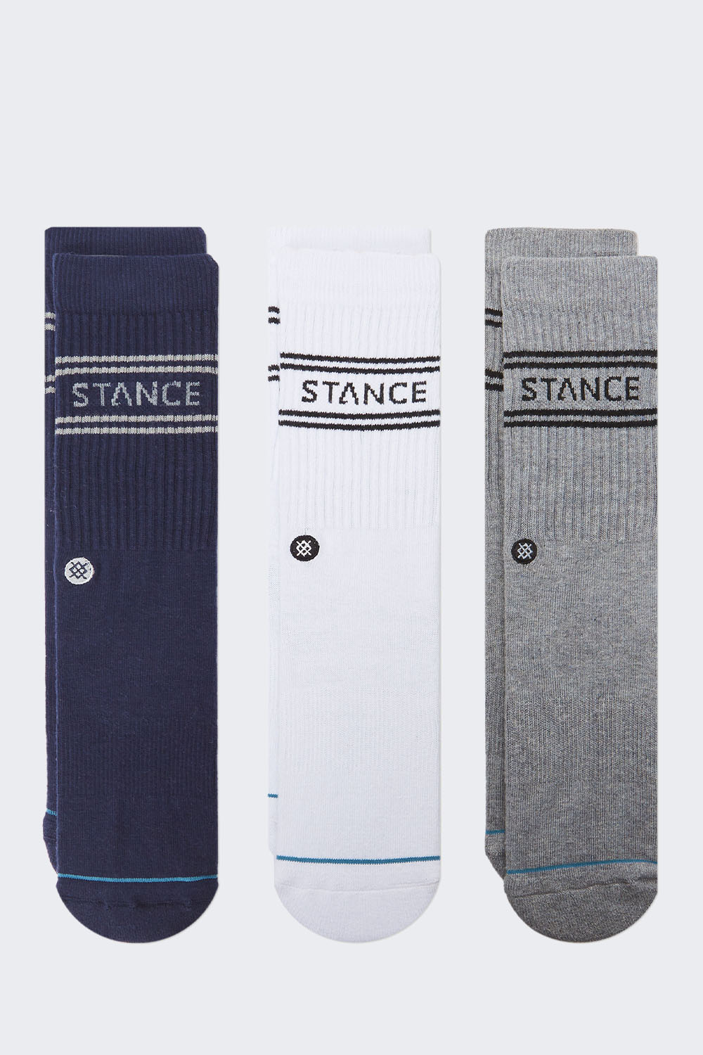 Skarpety Stance Basic Crew 3 pary Navy