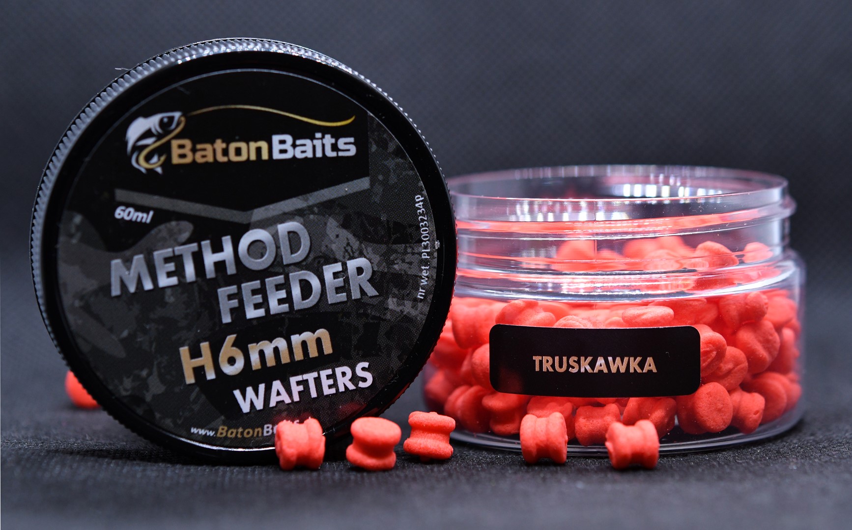 Baton Baits H6mm Wafters Truskawka