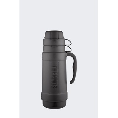 Termos Thermos z Szklanym Wkładem 1L Black