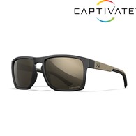 Okulary Wiley-X Founder Captivate Matte Black/Tan