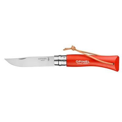 Opinel Nóż Colorama 07 Orange rzemień