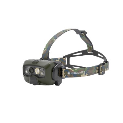 Latarka Ledlenser HF8R Core RGB camouflage