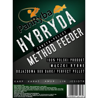 Zanęta Method Feeder Pan Ryba – HYBRYDA