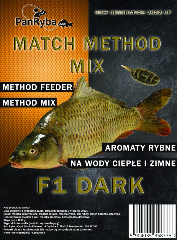 Zanęta Method Feeder Method Mix Dark F1 Pan Ryba