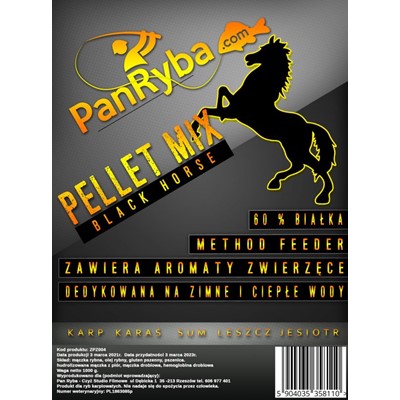 Pellet Method Feeder Mix Black Horse Pan Ryba