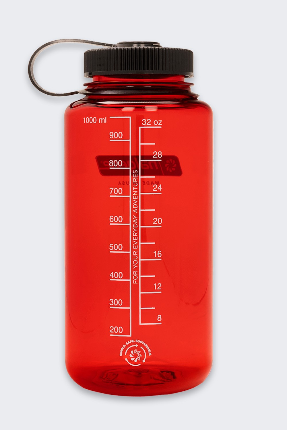 Butelka Nalgene z Szerokim Ustnikiem WM 1 L Red