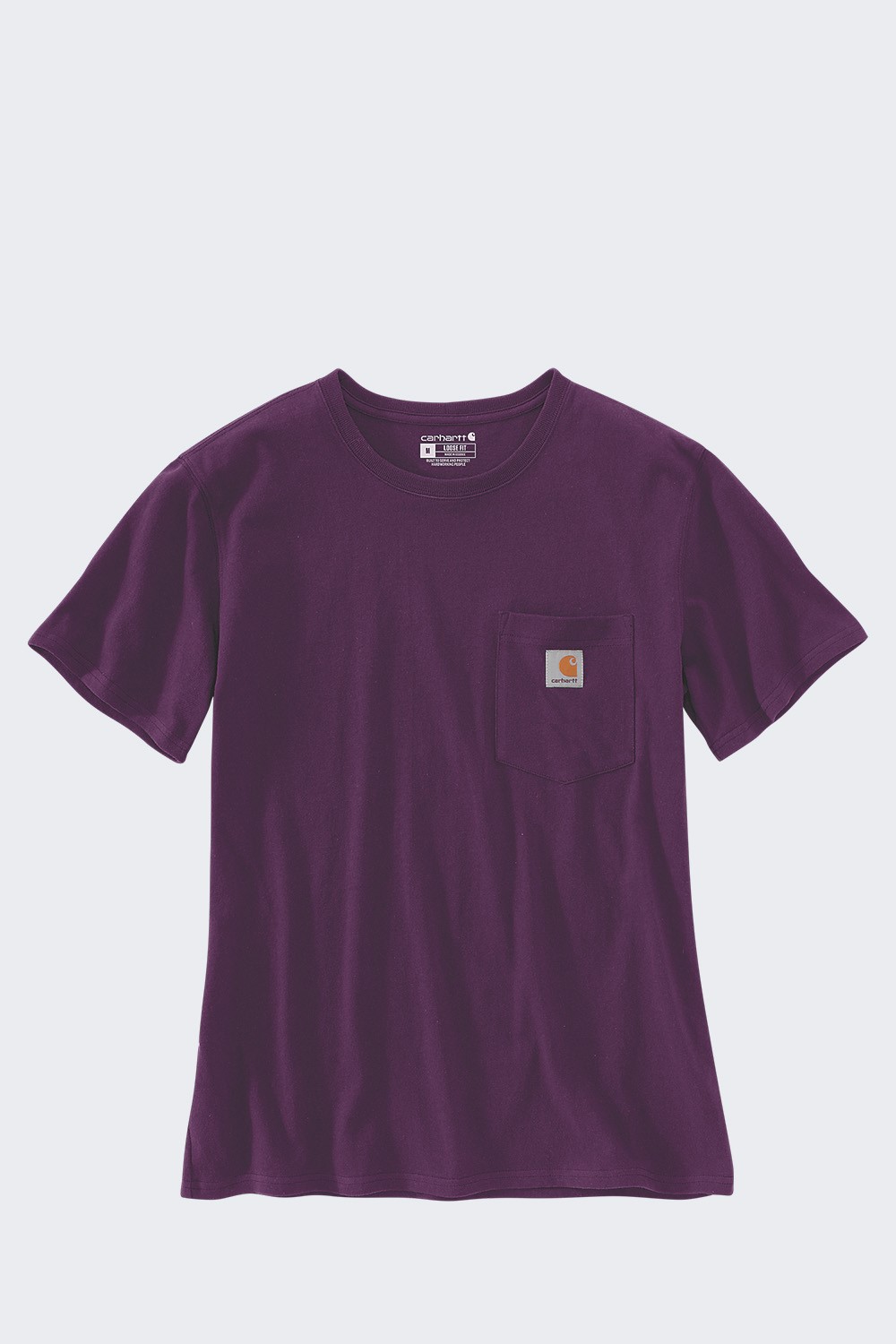 Koszulka Damska Carhartt Heavy K87 Pocket EggPlant