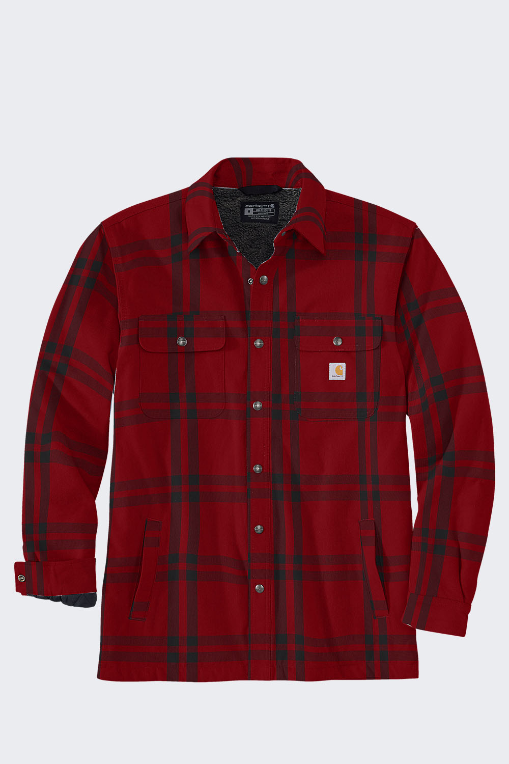 Koszula Carhartt Heavy Flannel Sh CrabApple